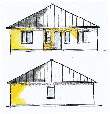 Klee Haus | Architektenentwürfe - Bungalow 93-3