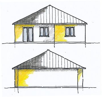Klee Haus | Architektenentwürfe - Bungalow 93-2