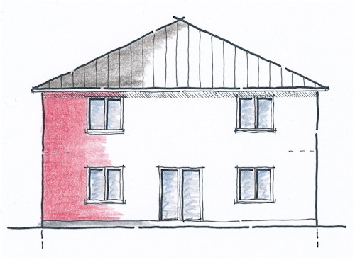 Klee Haus | Architektenentwürfe - Stadtvilla 200-3