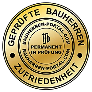 Siegel - Geprüfte Bauherrenzufriedenheit