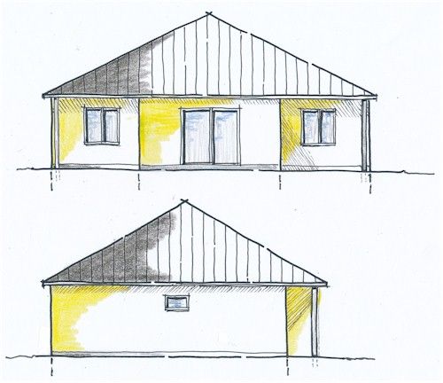 Klee Haus | Architektenentwürfe - Bungalow 114-3