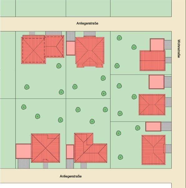 Klee Haus | Grundstücke - Dessau Kleinkühnau - Lageplan