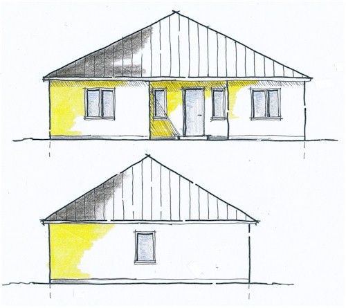Klee Haus | Architektenentwürfe - Bungalow 101-2