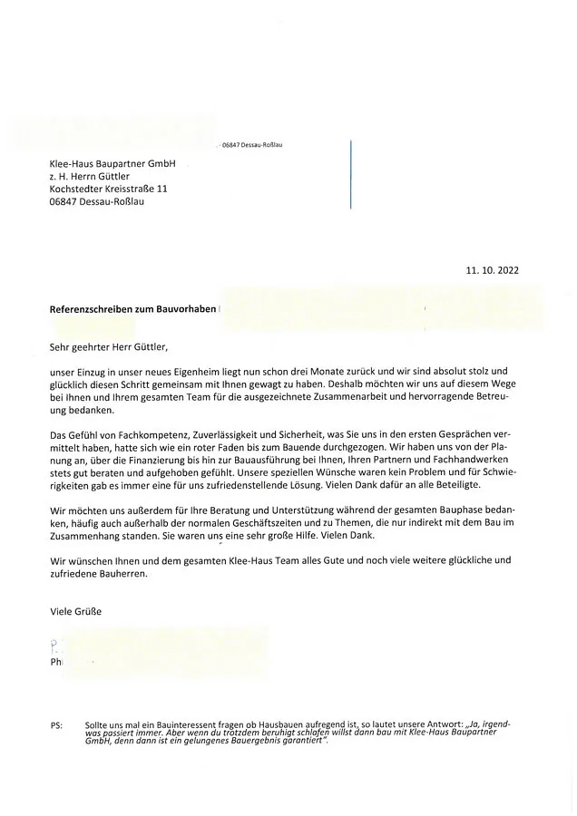 Referenzschreiben 14