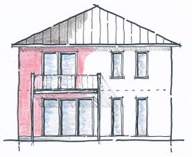 Klee Haus | Architektenentwürfe - Stadtvilla 121-5