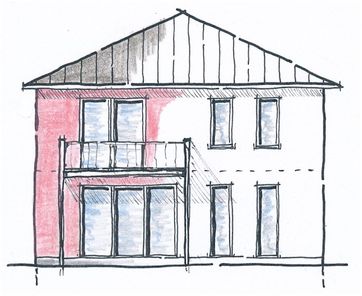 Klee Haus | Architektenentwürfe - Stadtvilla 121-5